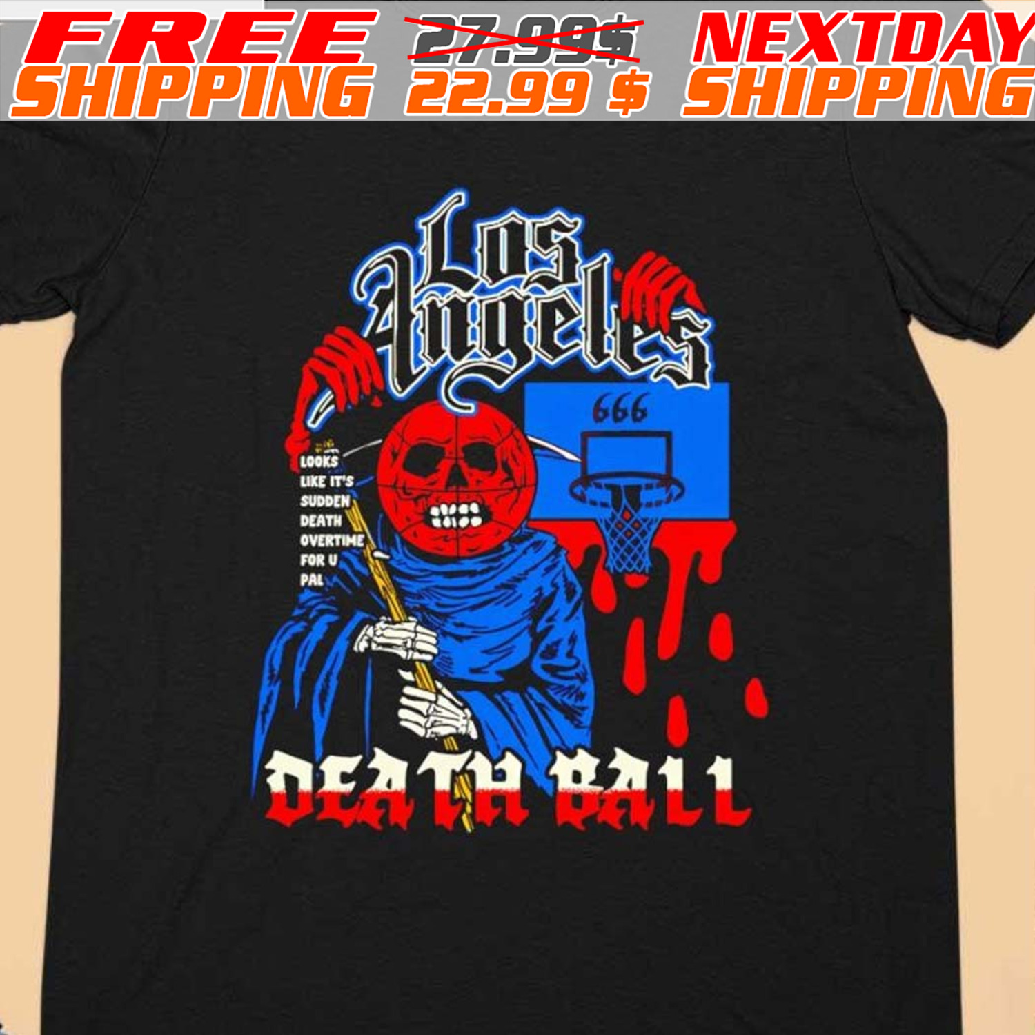 Los Angeles Death Ball Shirt