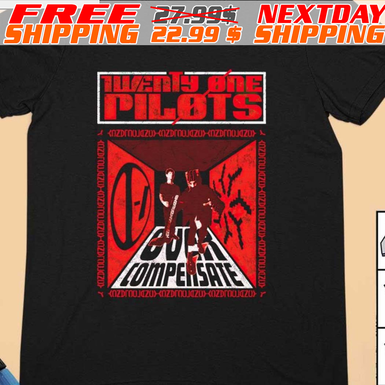 The One Pilots Overcompensate Shirt