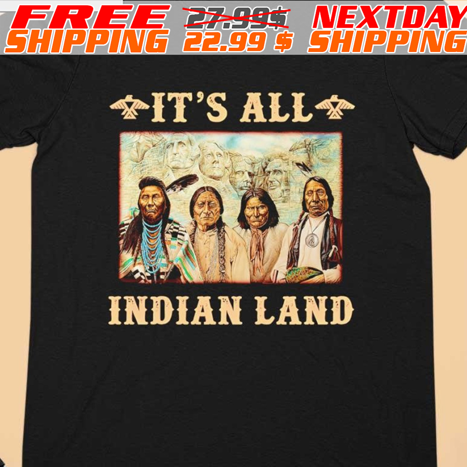 Native America It's All Indian Land Shirt