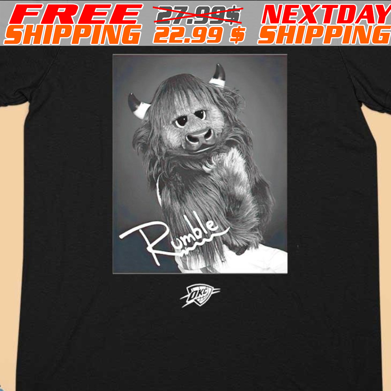 Oklahoma City Thunder Rumble Portrait Shirt