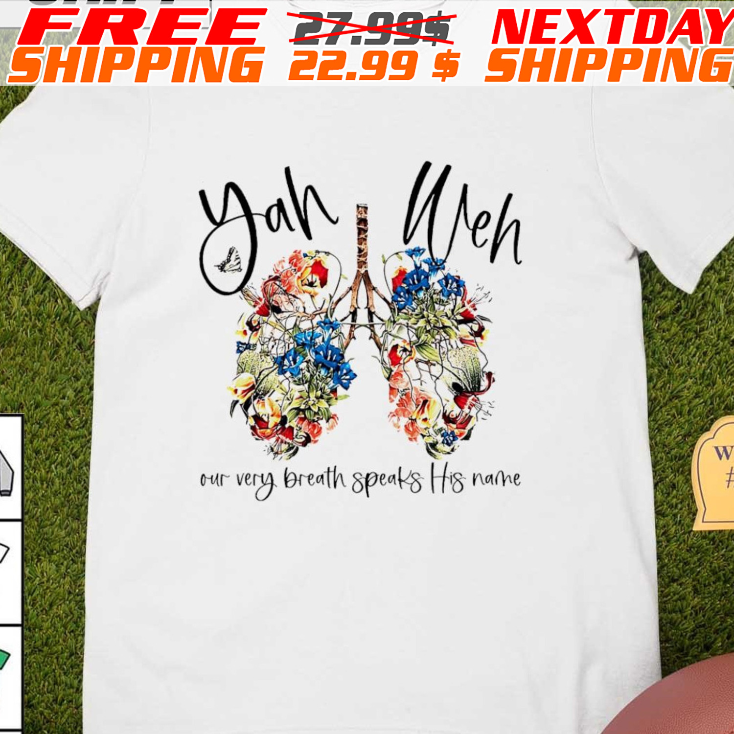 Our Very Breath Speaks His Name YHWH Christian Religious Shirt