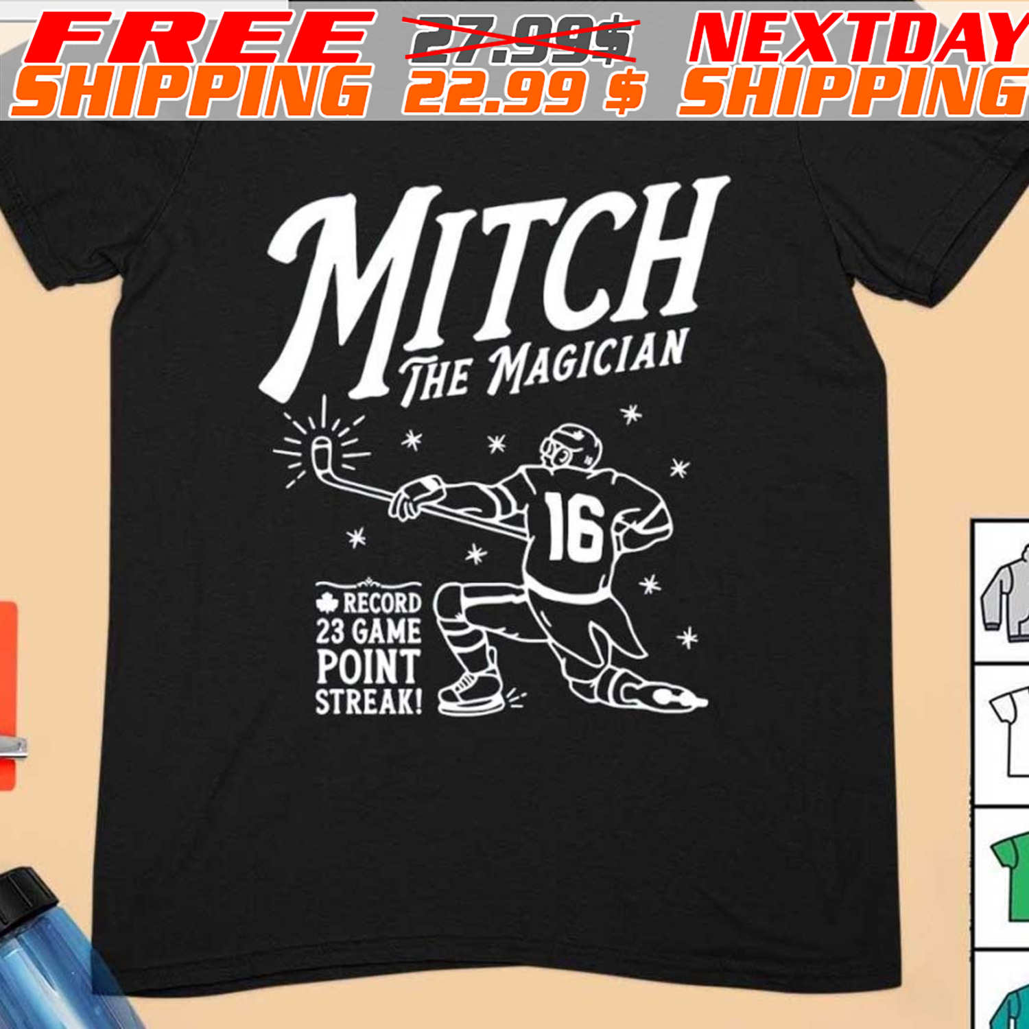 Mitch The Magician Record 23 Game Point Streak Shirt