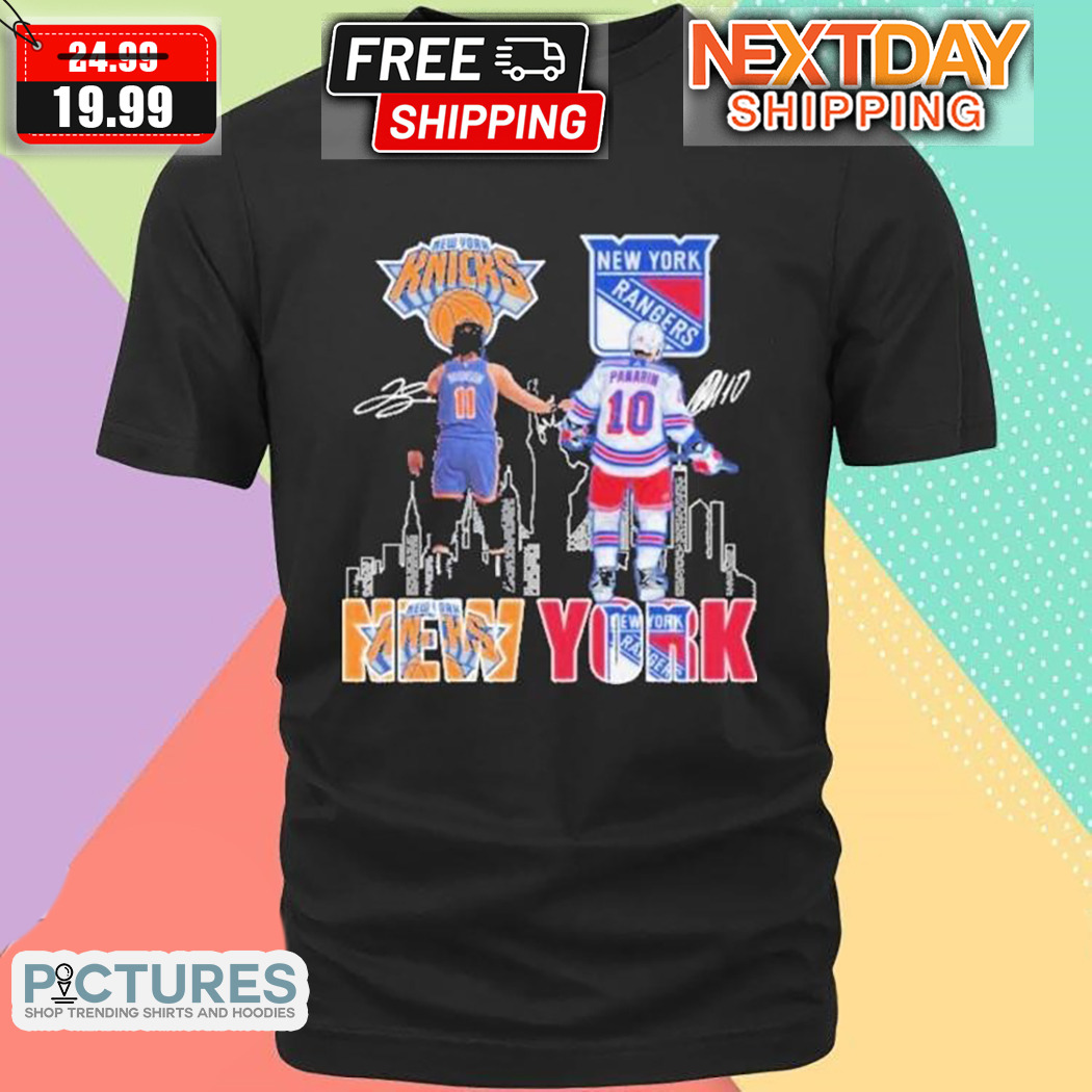 New York Knicks Jalen Brunson And New York Rangers ArtemI Panarin Shirt