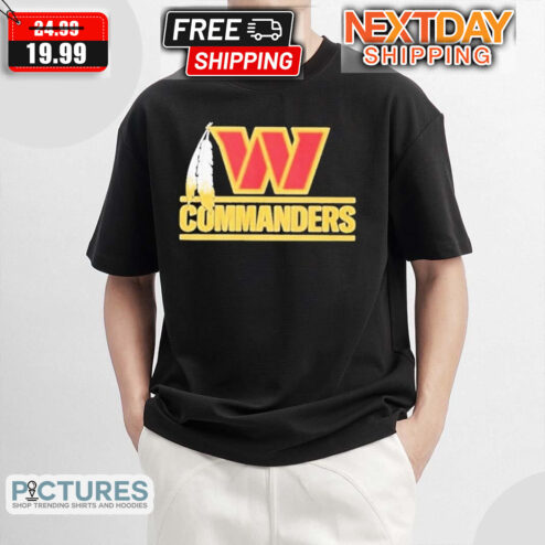 Dan Quinn Coach Wearing Washington Commanders Logo Shirt