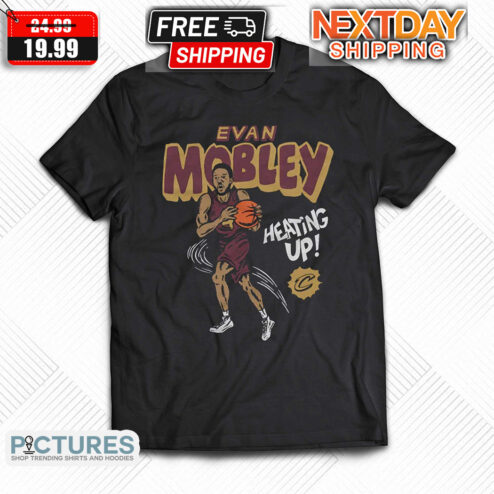 Cleveland Cavaliers Comic Book Evan Mobley Heating Up Shirt