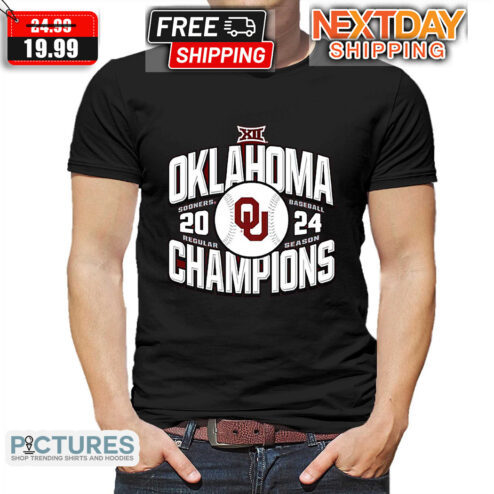 Oklahoma Sooners 2024 Big 12 Baseball Regular Season Champions Shirt