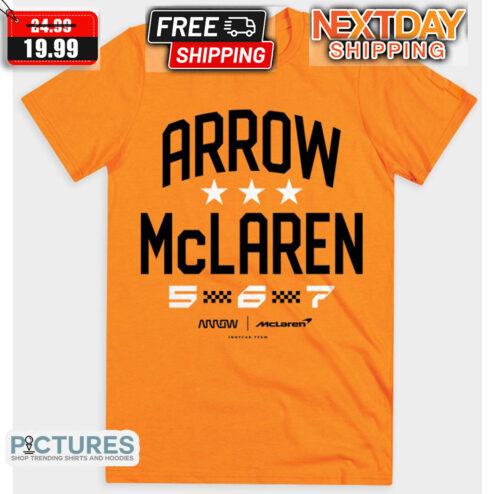 Arrow Mclaren Driver Numbers 2024 Shirt