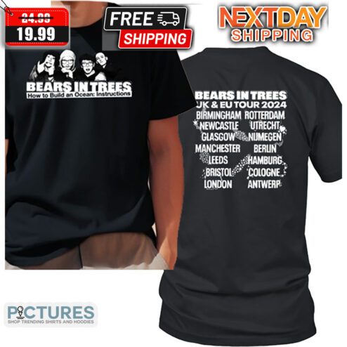 Bears In Trees How To Build An Ocean Instructions UK EU Tour 2024 Shirt