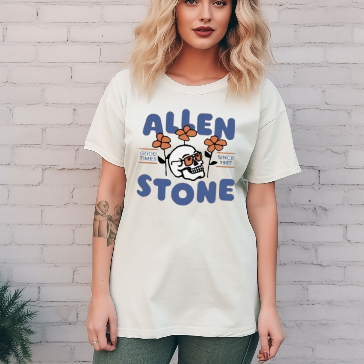 Allen Stone Stone Skull Good Times Since 1987 Shirt Allen Stone Stone Skull Good Times Since 1987 Shirt