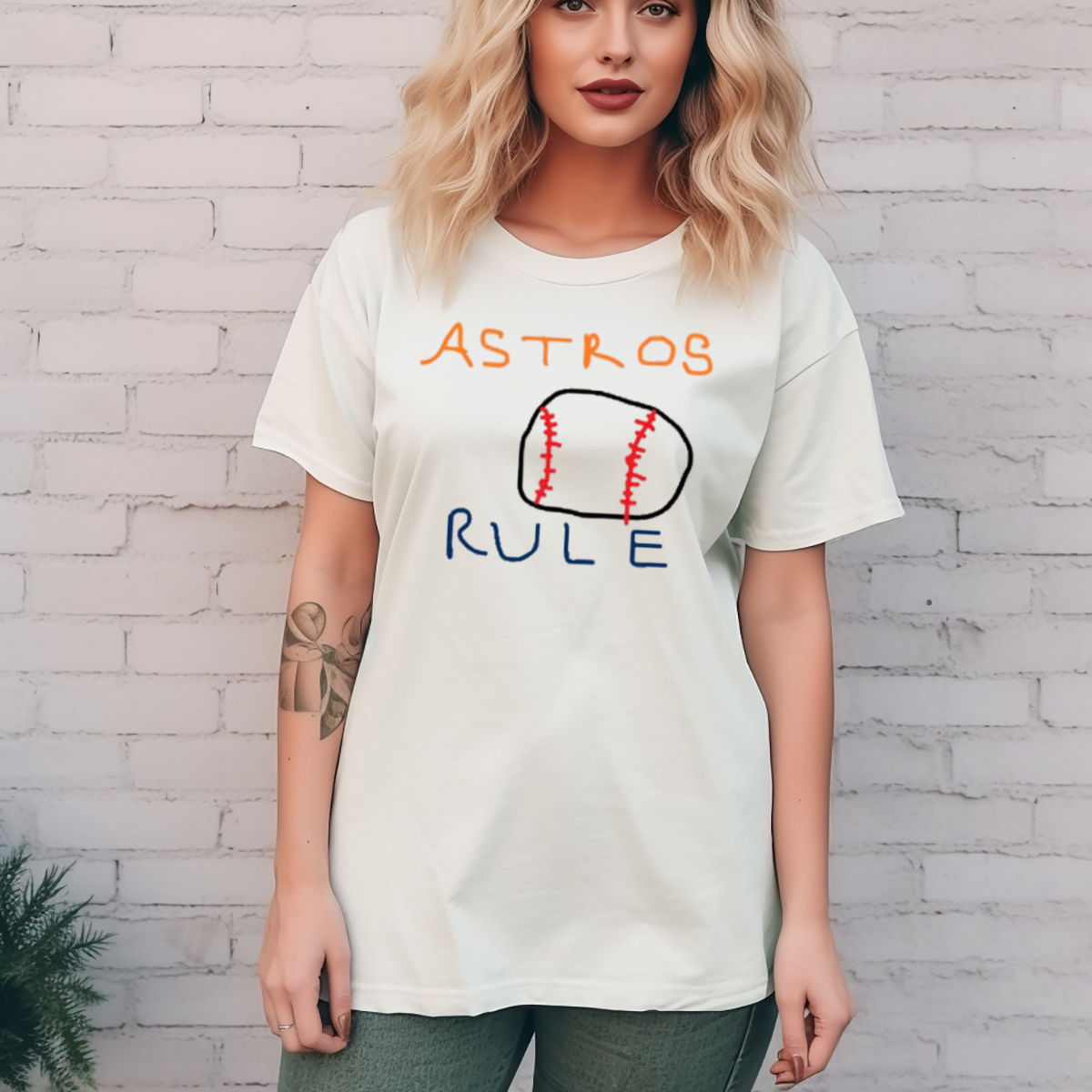 Astros Rule Baseball Shirt Astros Rule Baseball Shirt