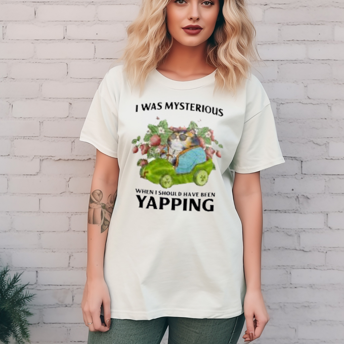 Cat I Was Mysterious When I Should Have Been Yapping Shirt Cat I Was Mysterious When I Should Have Been Yapping Shirt