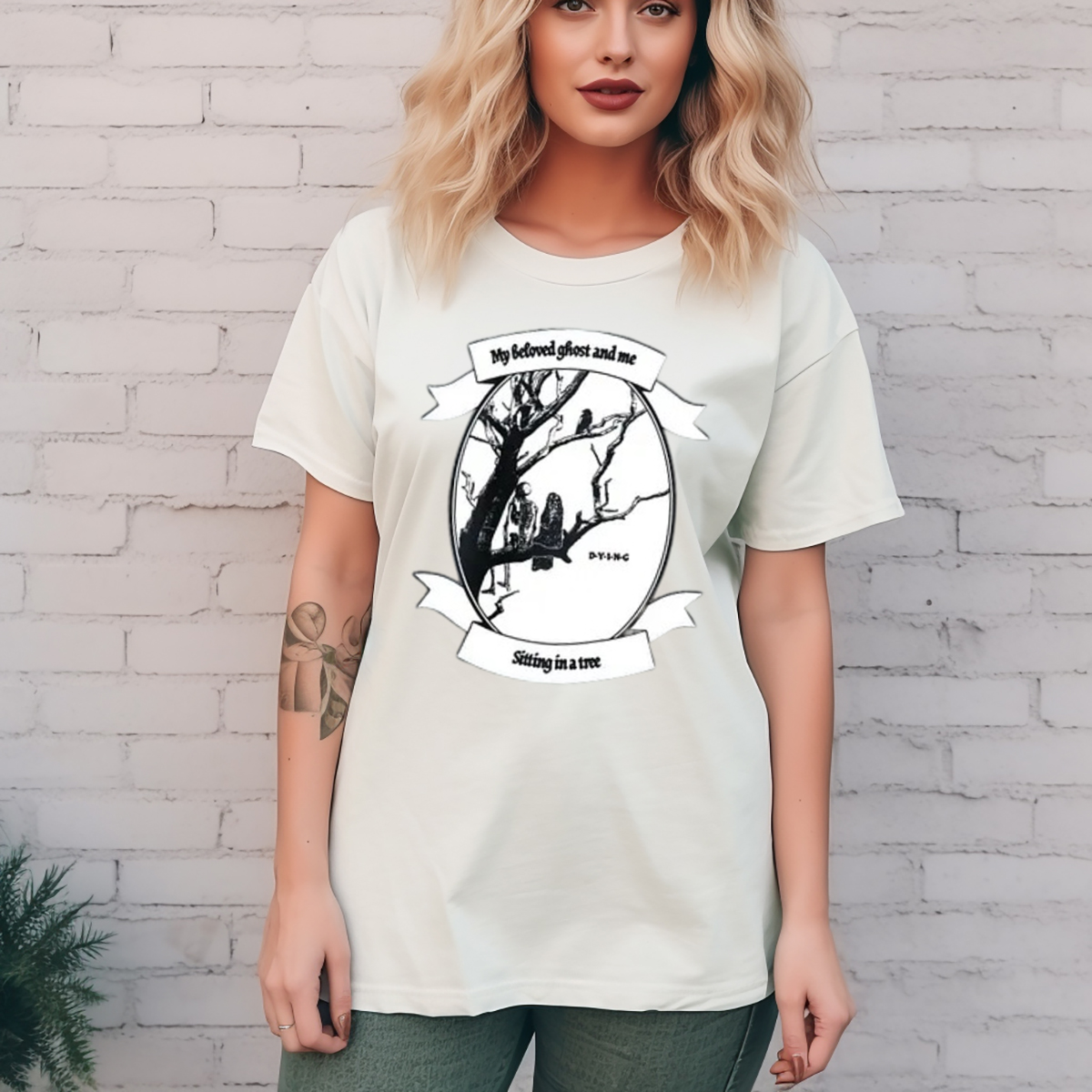 My Beloved Ghost And Me Sitting In A Tree Shirt My Beloved Ghost And Me Sitting In A Tree Shirt