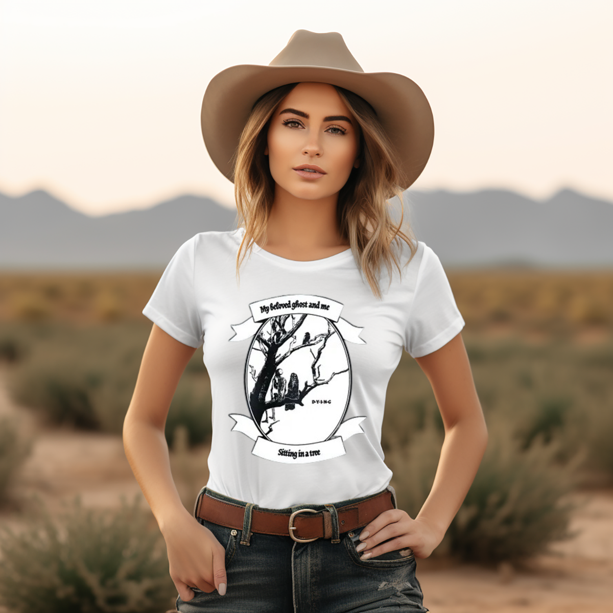 My Beloved Ghost And Me Sitting In A Tree Shirt My Beloved Ghost And Me Sitting In A Tree Shirt