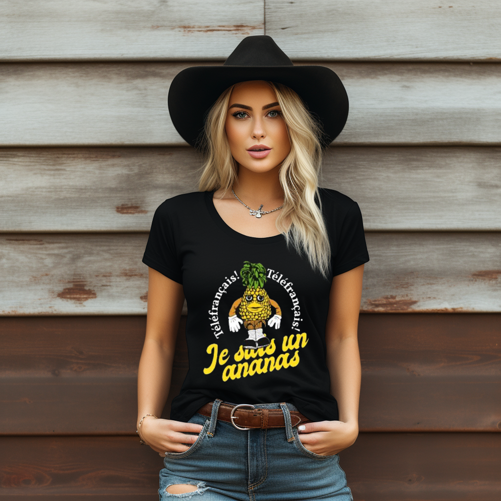 TVO Telefrancais Je Suis Ananas Shirt TVO Telefrancais Je Suis Ananas Shirt