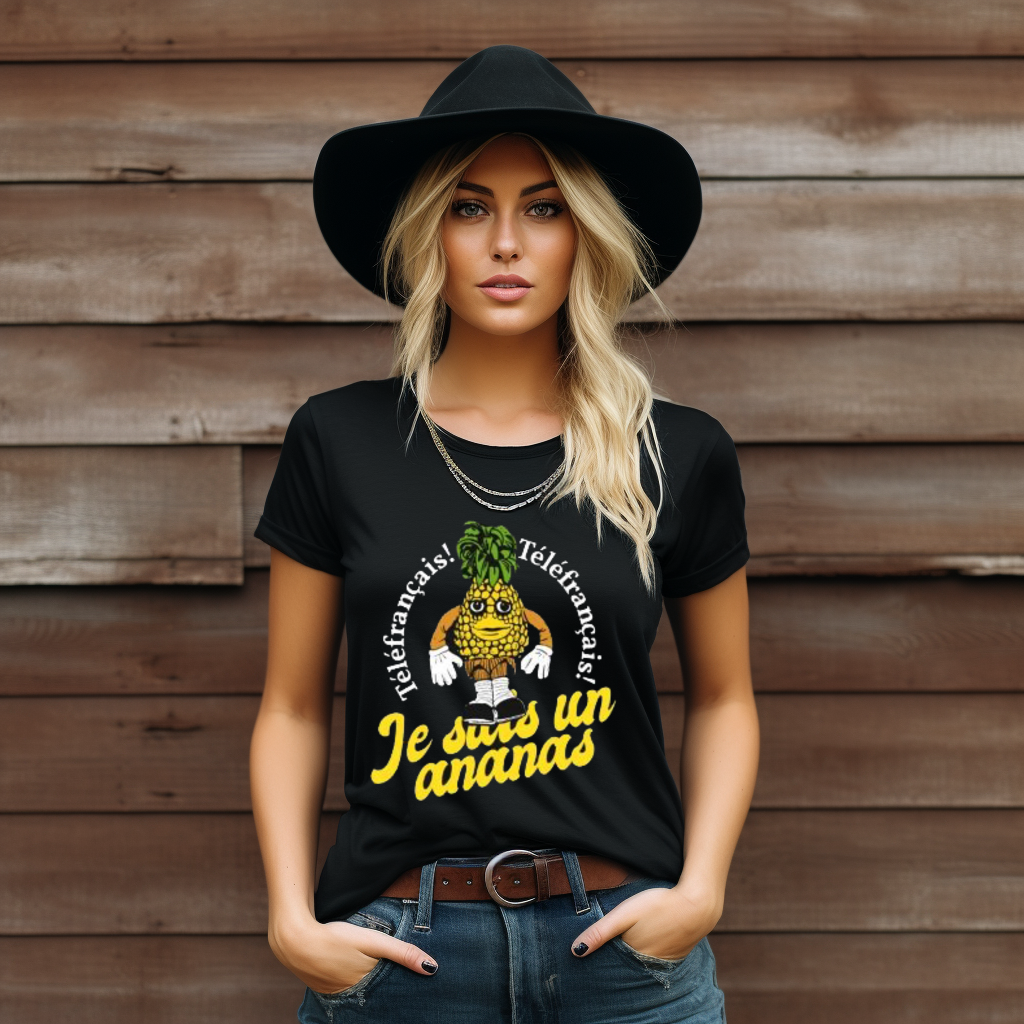 TVO Telefrancais Je Suis Ananas Shirt TVO Telefrancais Je Suis Ananas Shirt