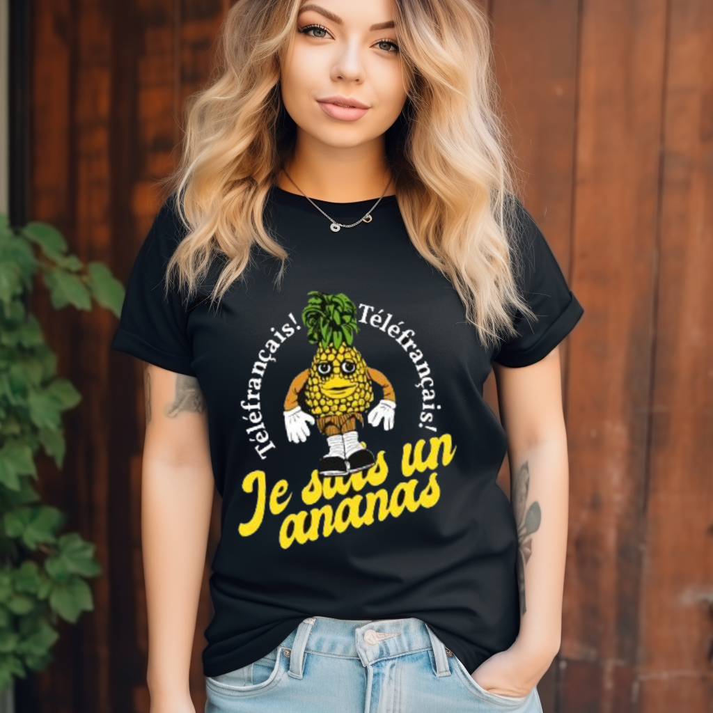TVO Telefrancais Je Suis Ananas Shirt TVO Telefrancais Je Suis Ananas Shirt