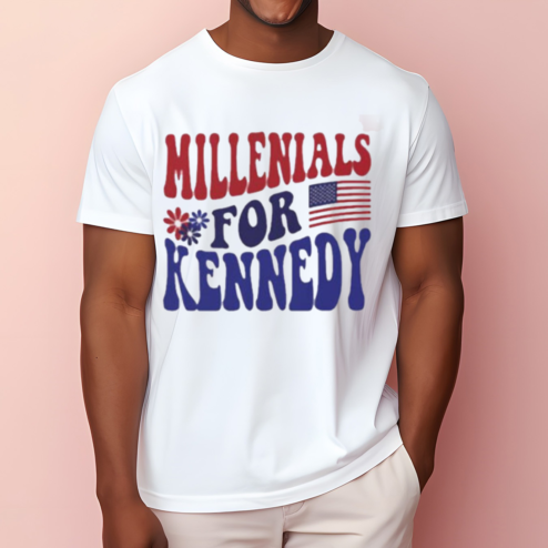 Millennials For Kennedy American Flag Shirt