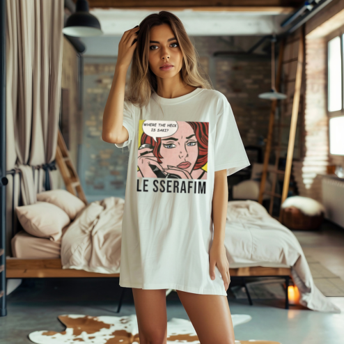 Le Sserafim Where The Heck Is Saki Shirt
