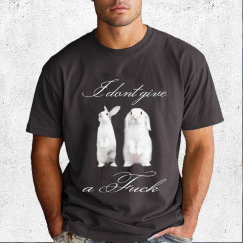 Waitimgoated I Dont Give A Fuck Rabbit Shirt