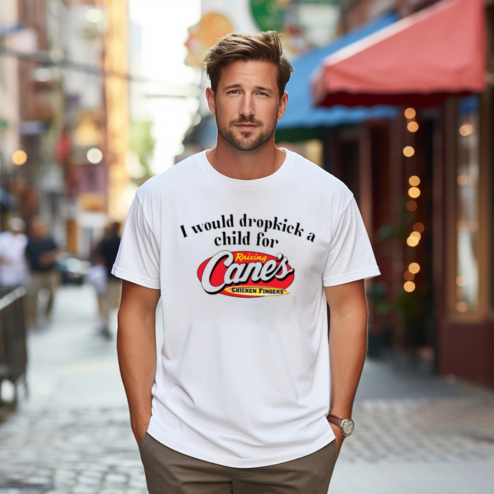 I Would Dropkick A Child For Raising Canes Chicken Fingers Shirt