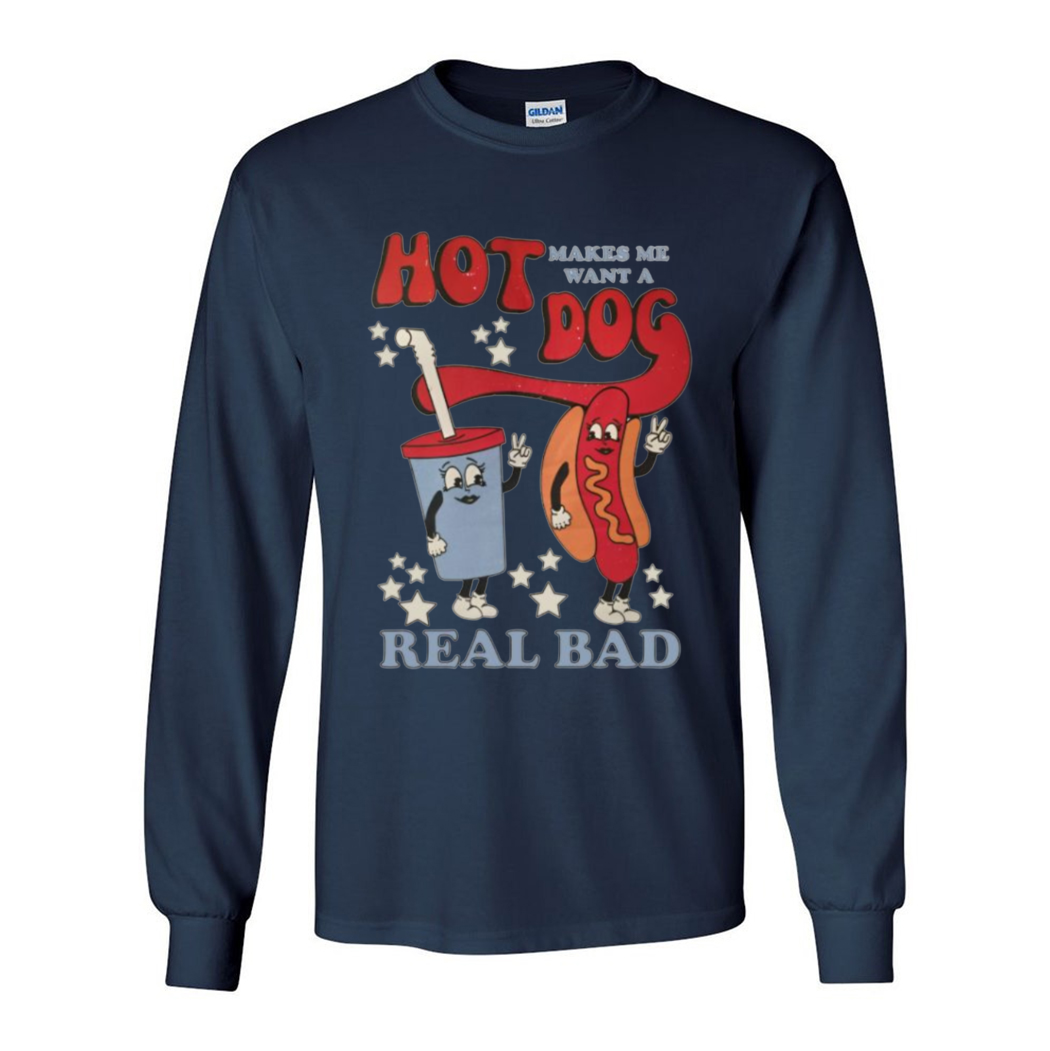 Make Me Want A Hot Dog Real Bad Shirt • Picturestees Clothing LLC