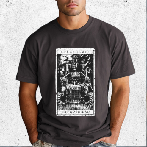 Skeleton Blackcraft The Goth Dad Tarot Shirt