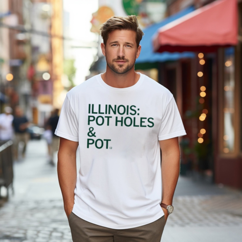 Illinois Pot Holes And Pot Shirt