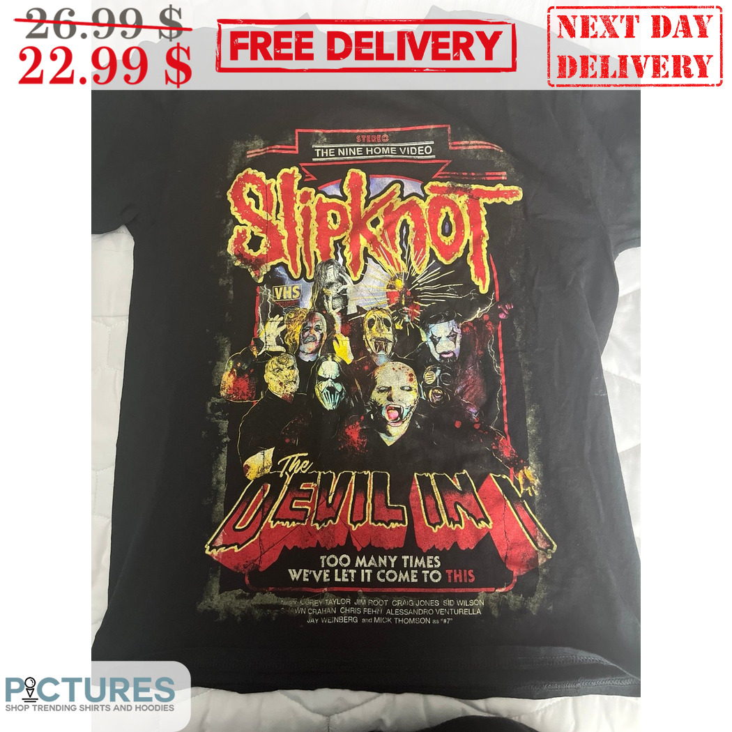 Slipknot The Nine Home Video The Devil In I Vintage Shirt