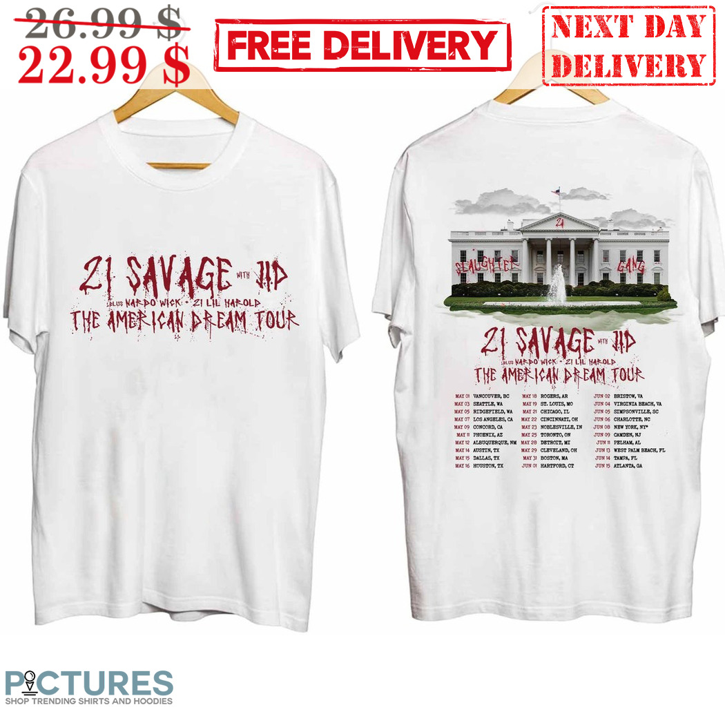 21 Savage With JID The American Dream Tour 2024 Shirt