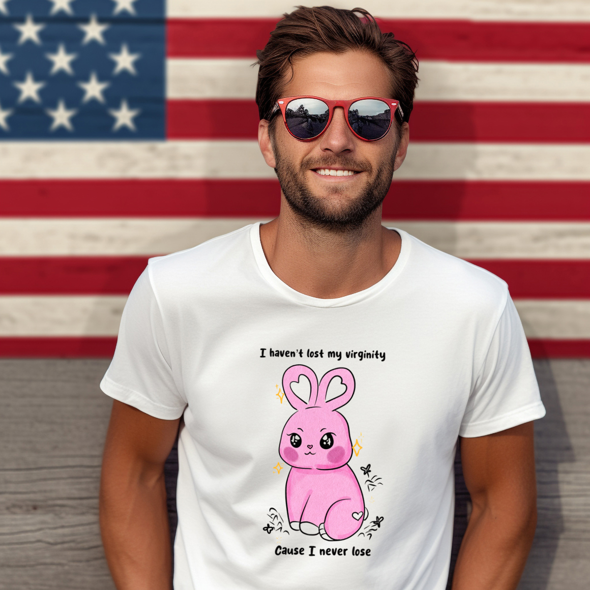 Pink Bunny I Haven't Lost My Virginity Cause I Never Lose Shirt