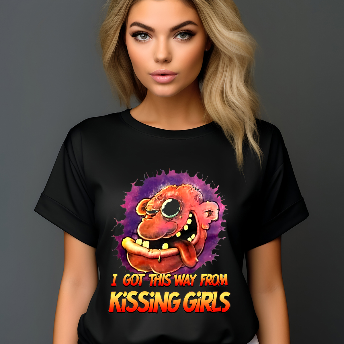 I Got This Way From Kissing Girls Shirt