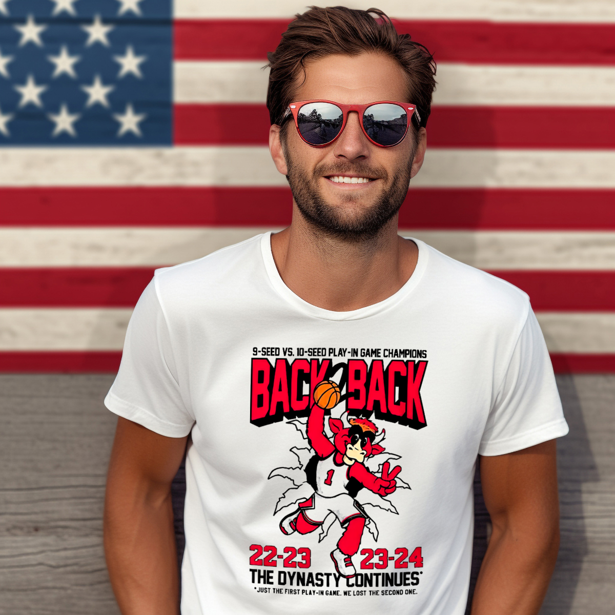 Benny the Bull Back 2 Back 22-23 23-24 The Dynasty Continues Shirt