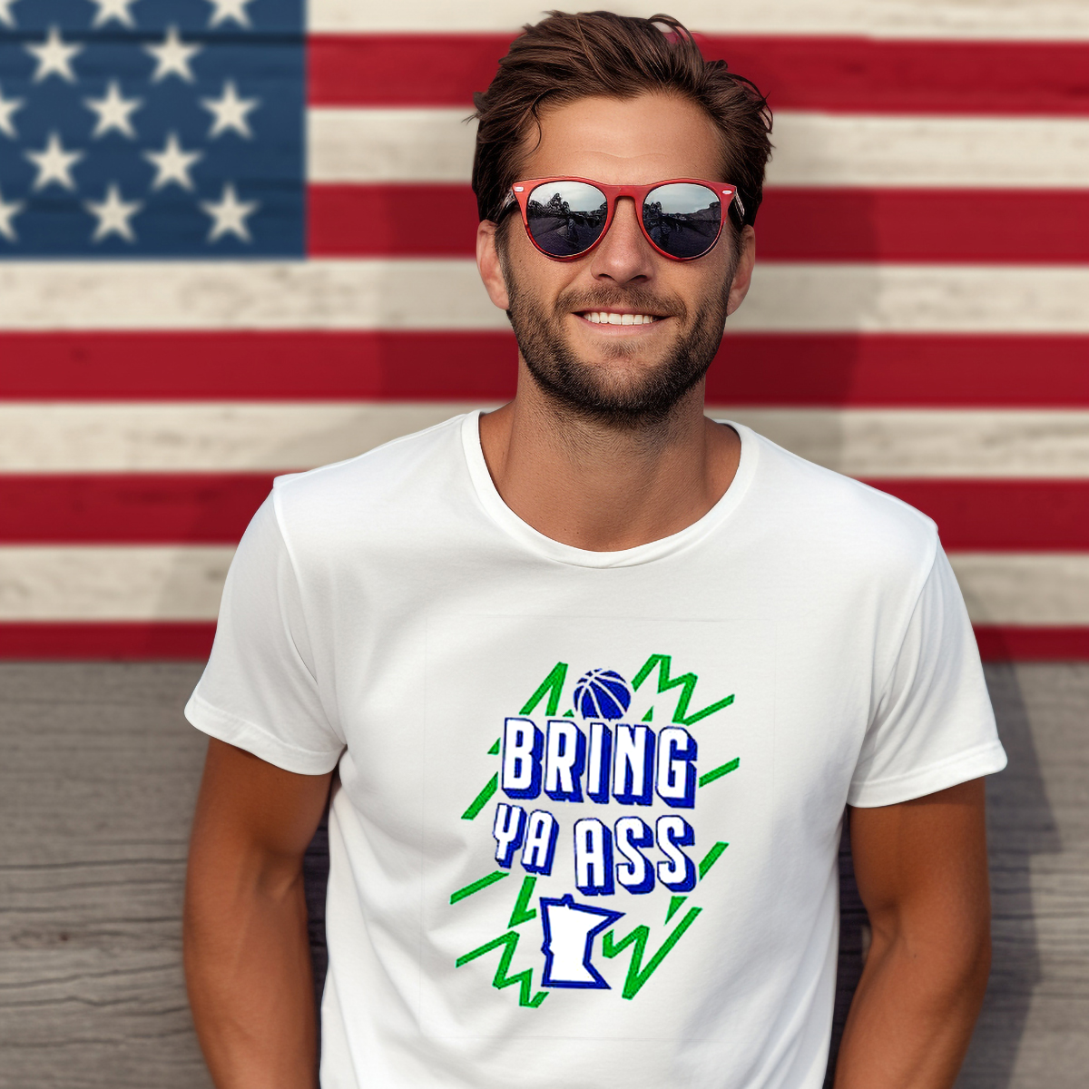 Minnesota Timberwolves Bring Ya Ass 2024 Shirt