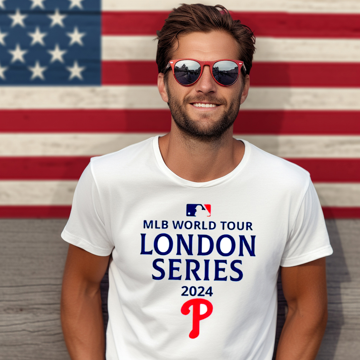 Philadelphia Phillies MLB World Tour London Series 2024 Shirt