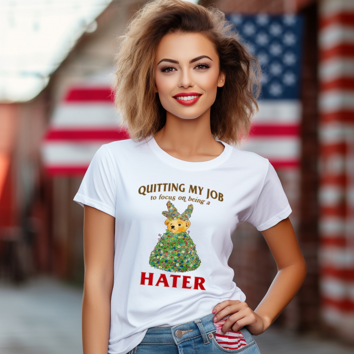 Teddy Bear Quitting My Job To Focus On Being A Hater Shirt