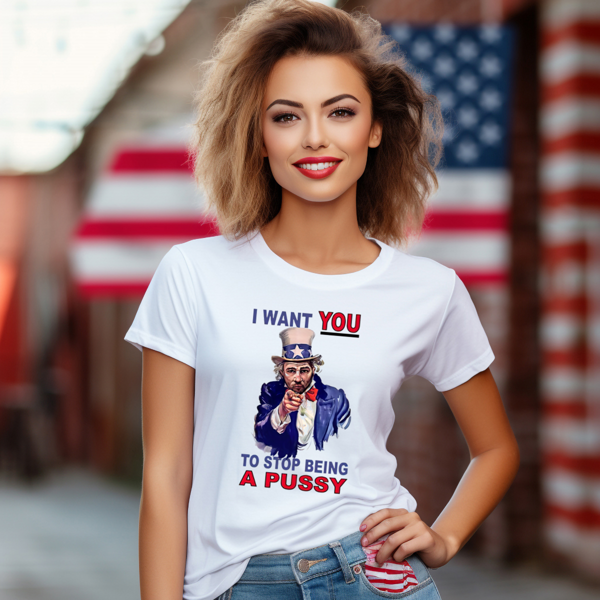 Uncle Sam I Want You To Stop Being A Pussy Shirt