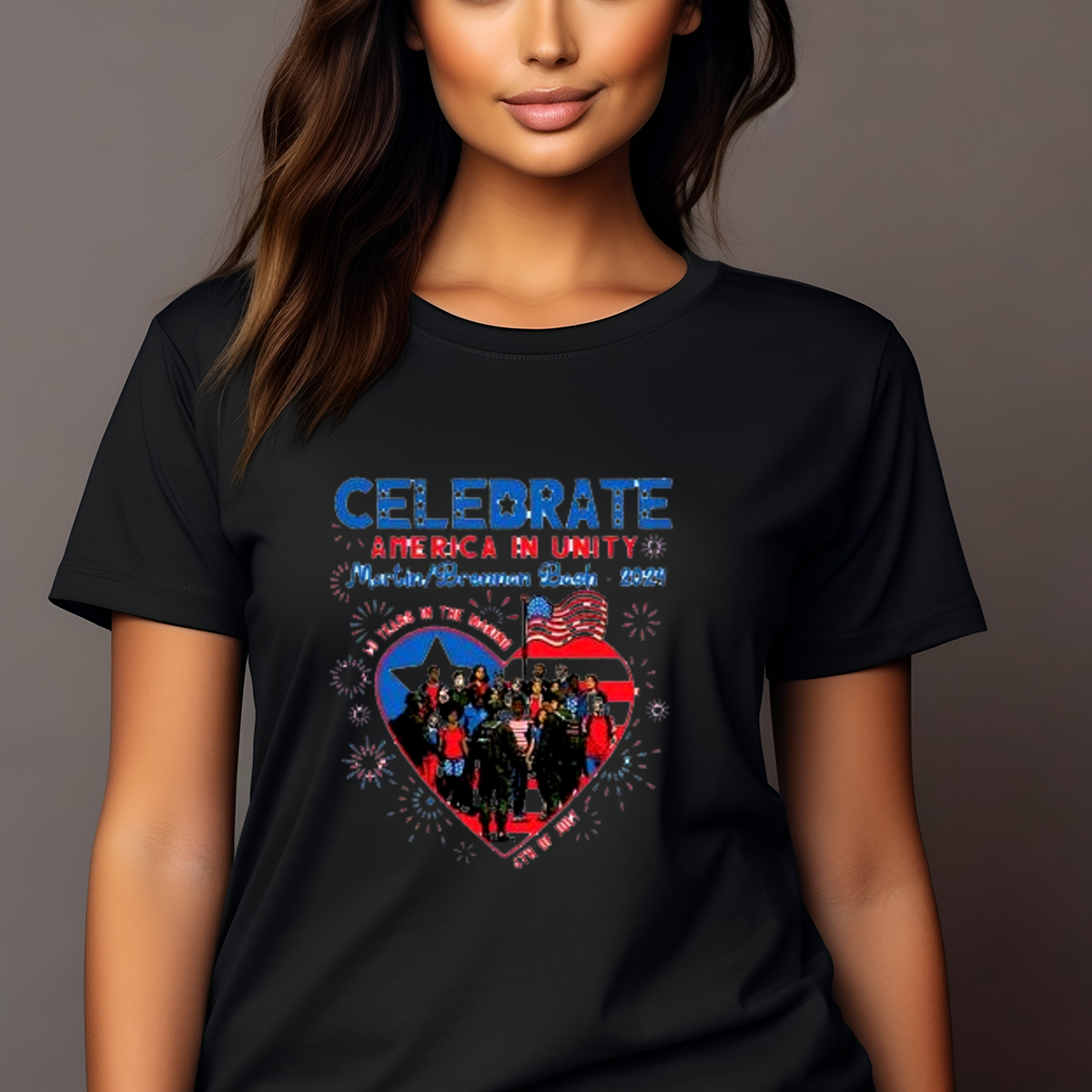 Celebrate America In Unity Martin Brennan Bash 2024 4th Of July Shirt
