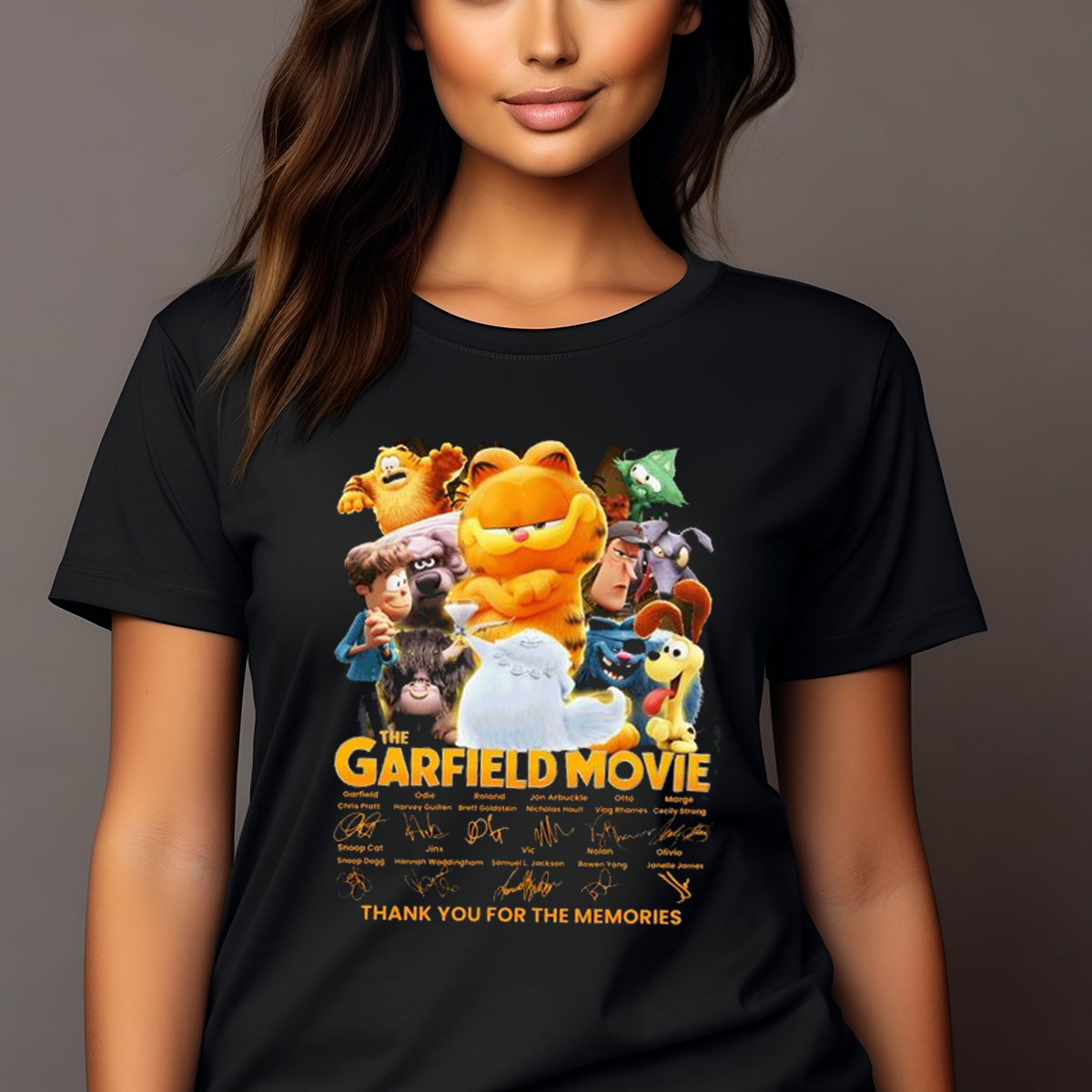 The Gardield Movie Thank You For The Memories Signature Shirt
