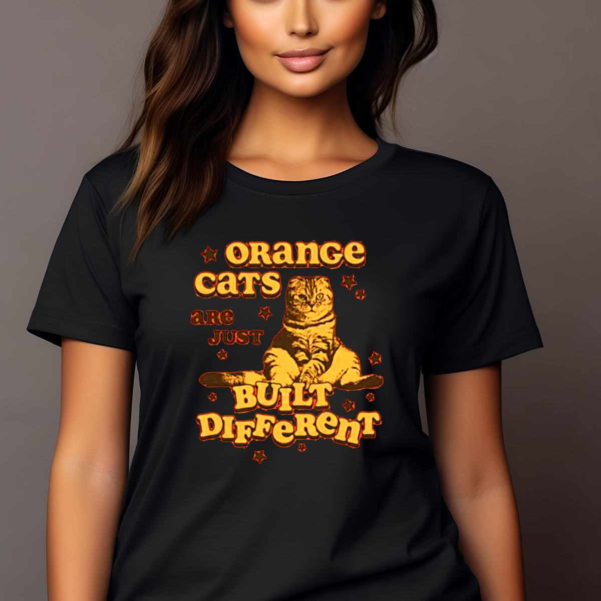Orance Cats Are Just Built Different 2024 Shirt