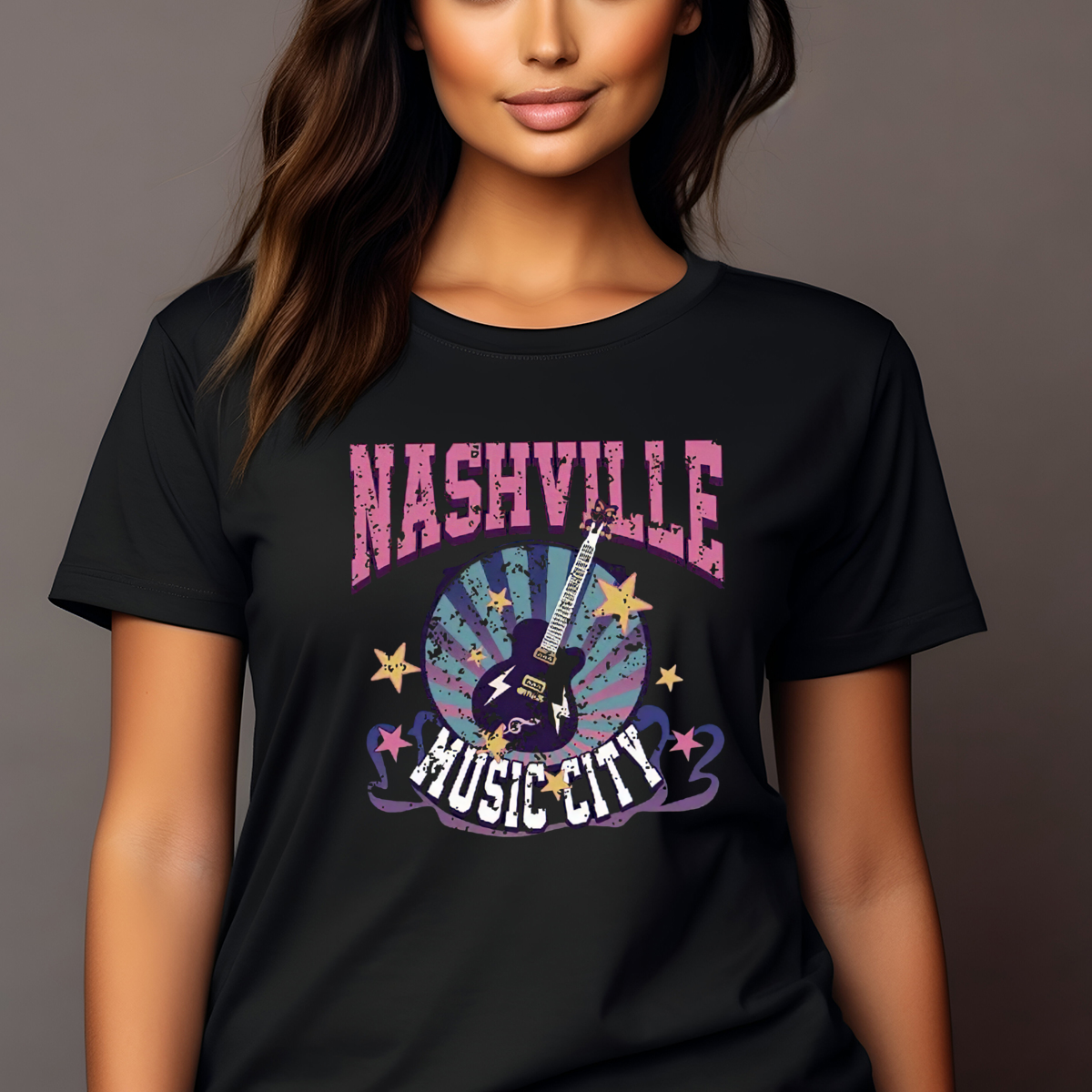 Nashville Music City Punk Rock Retro 2024 Shirt