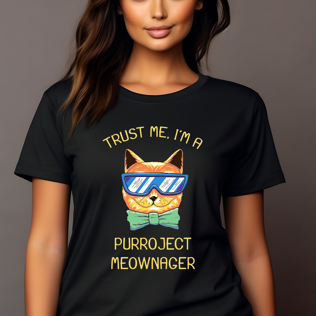 Cat Trust Me I Am A Purroject Meownager Shirt