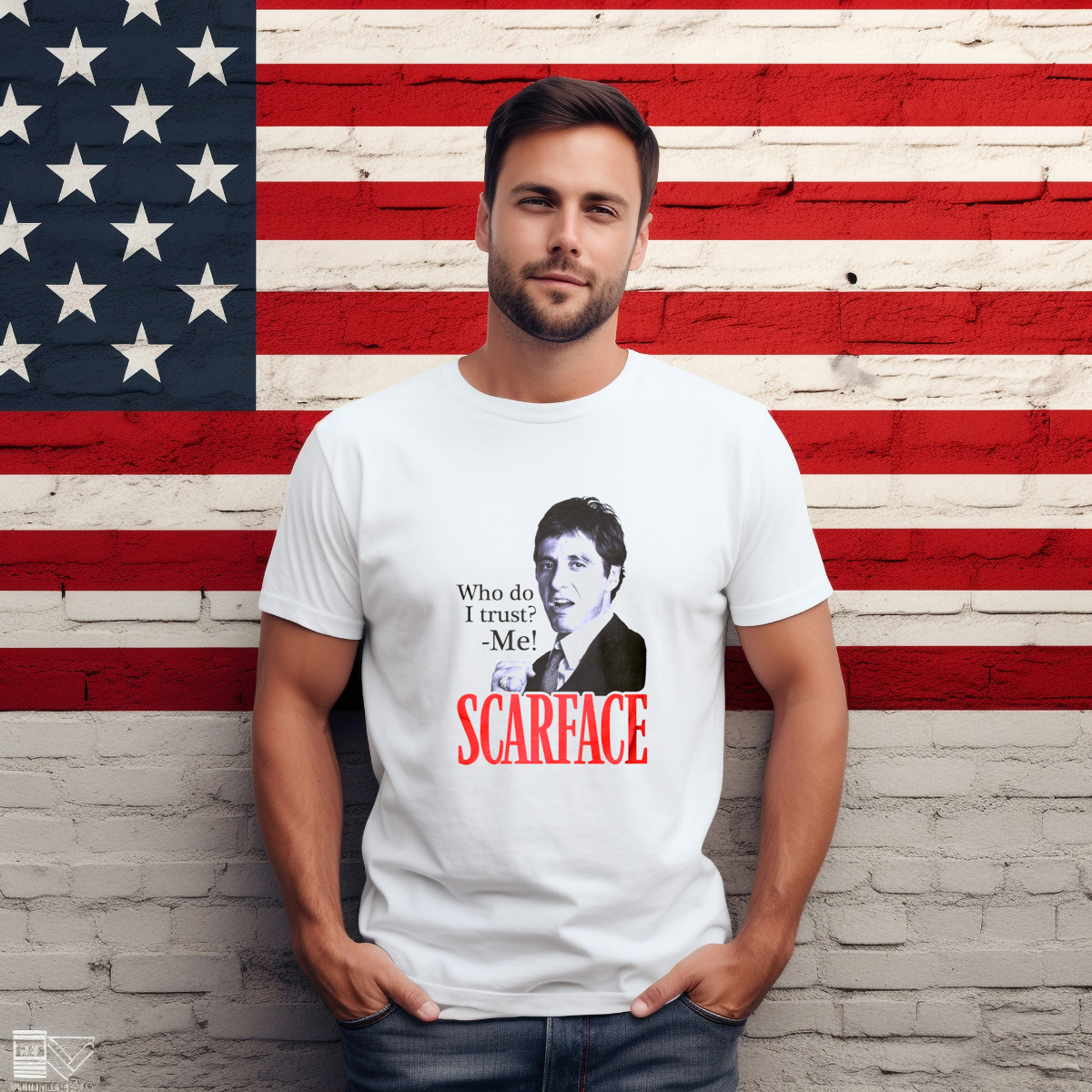 Al Pacino Who Do I Trust Me Scarface Shirt