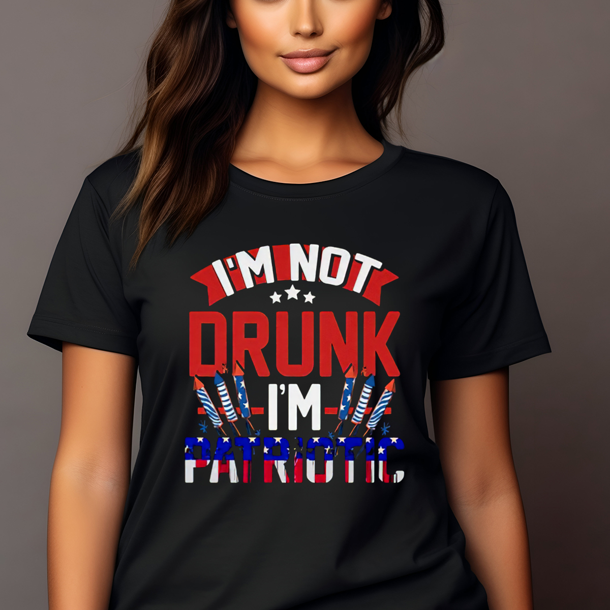 4th of July Independence Day I Am Not Drunk I'm Patriotic Shirt