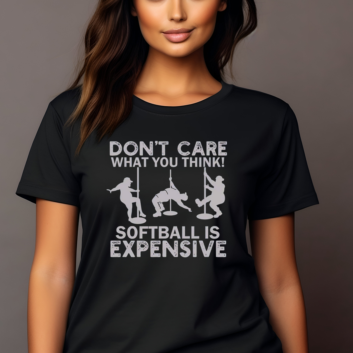 Do Not Care What You Think Softball Is Expensive Vintage Shirt