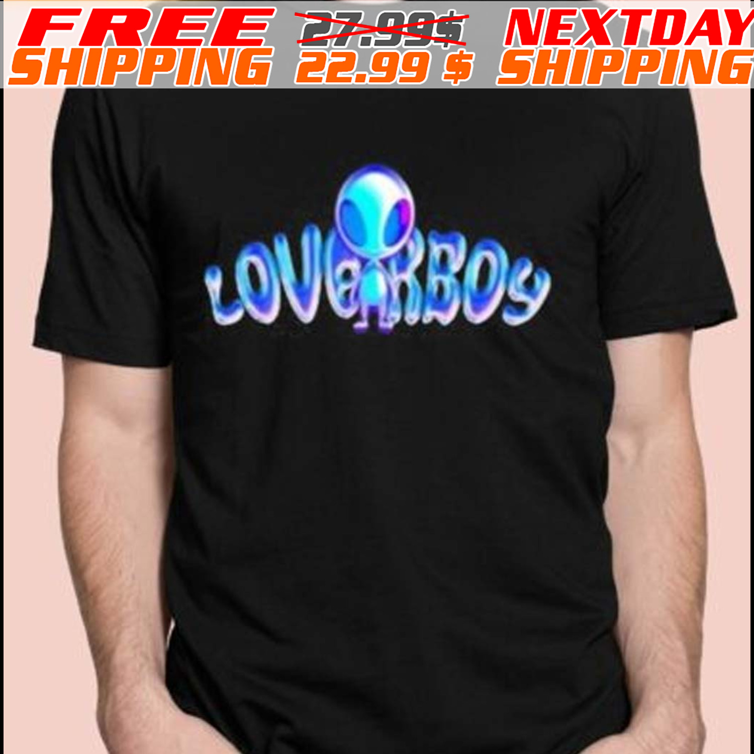 Loverboy Alien Graphic Shirt