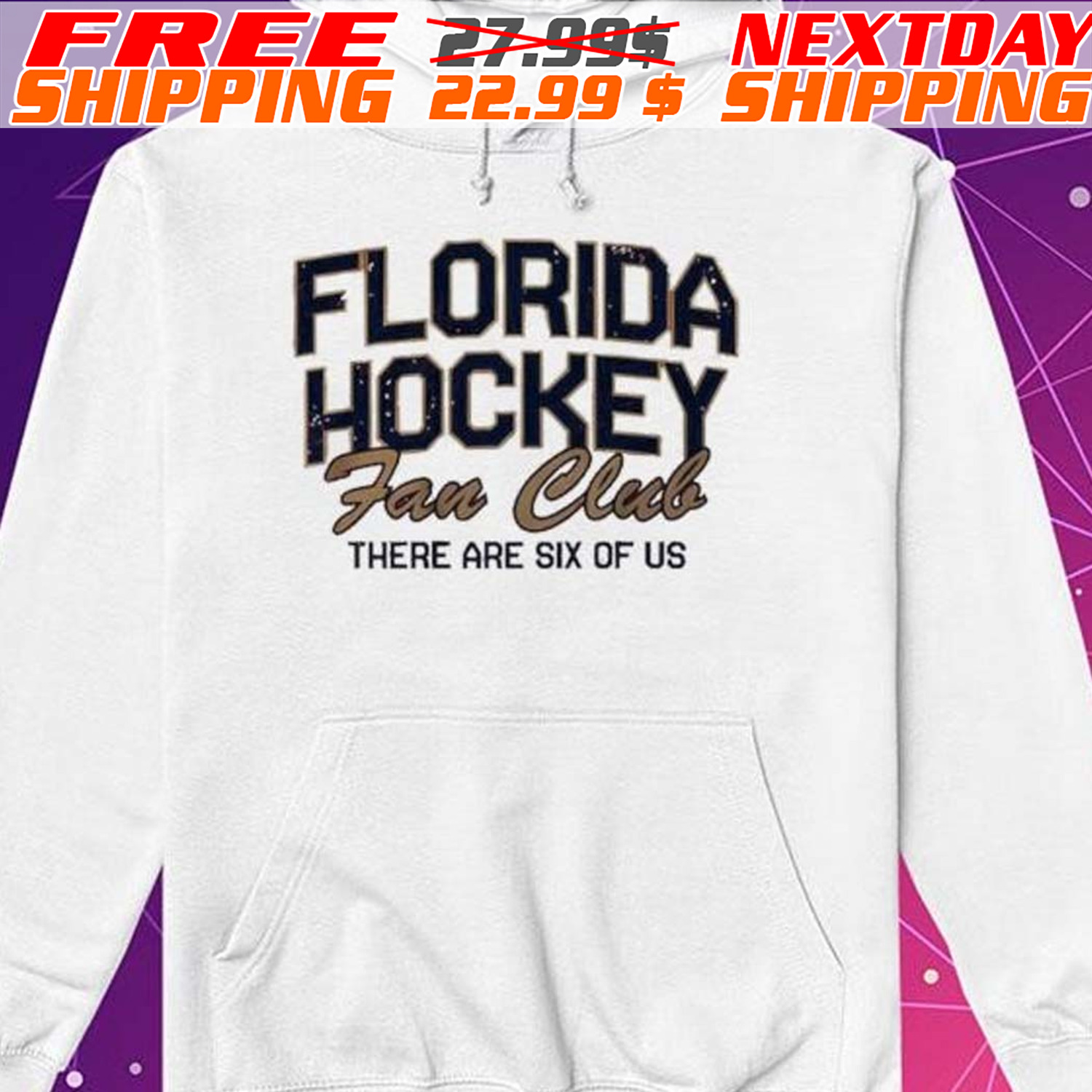 Florida Hockey Fan Club There Are Six Of Us Shirt