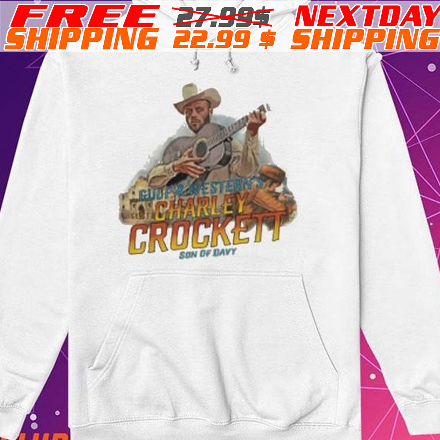 Gulf And Western's Charley Crockett Son Of Davy Shirt