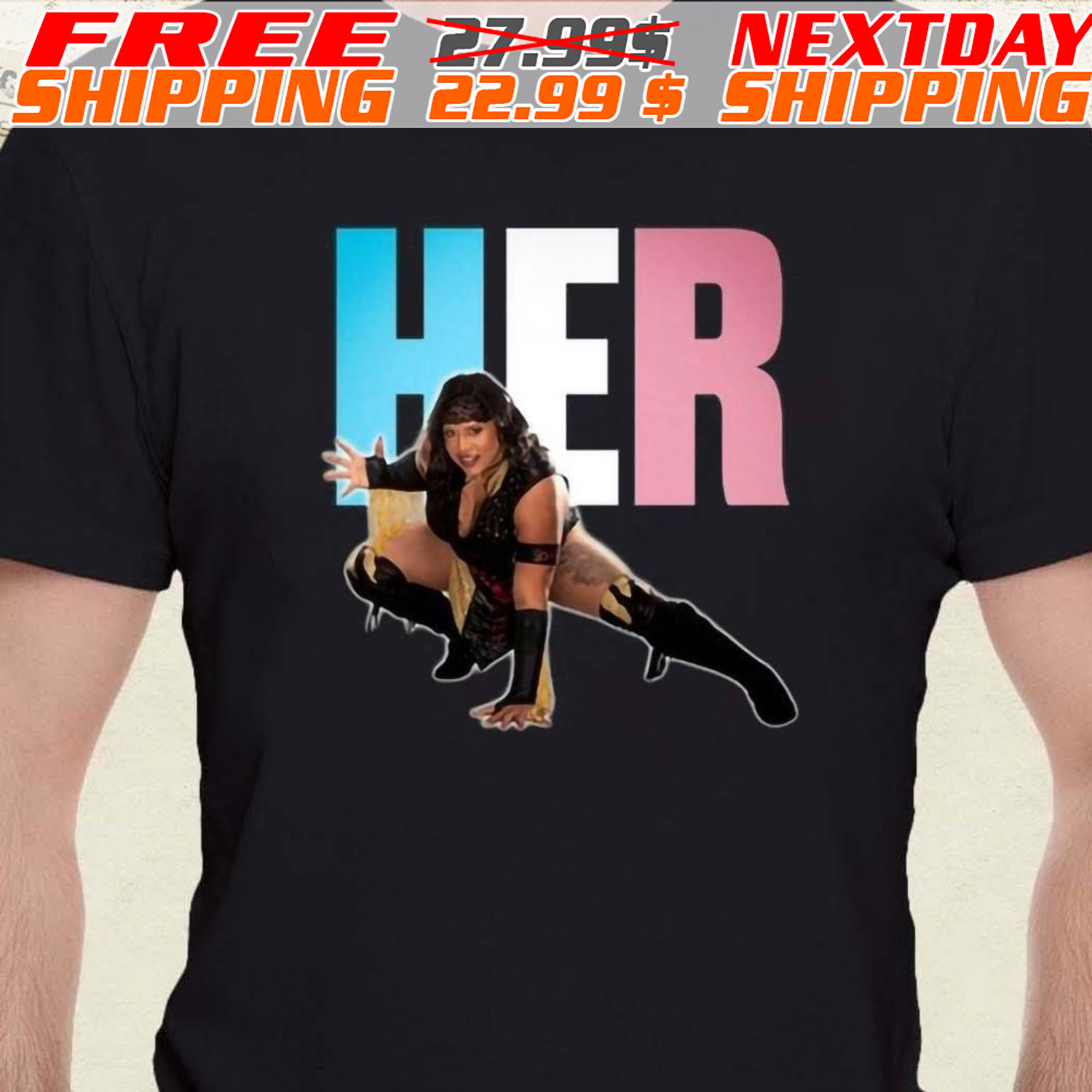 Nyla Rose Her Shirt