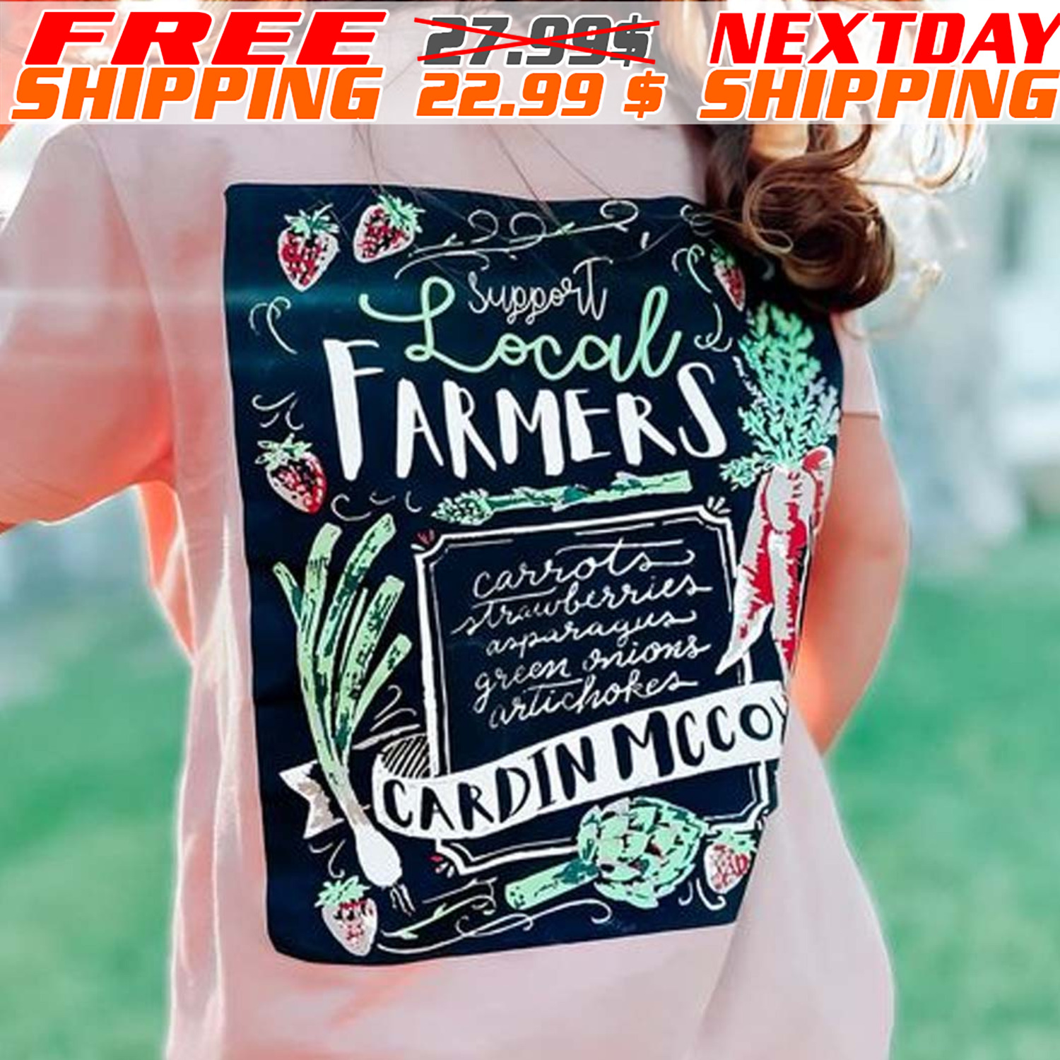 Support Local Farmers Cardinmccoy Shirt