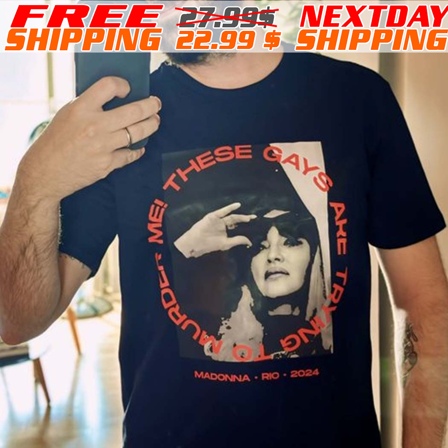 Me! These Gays Are Trying To Murder Madonna Rio 2024 Shirt